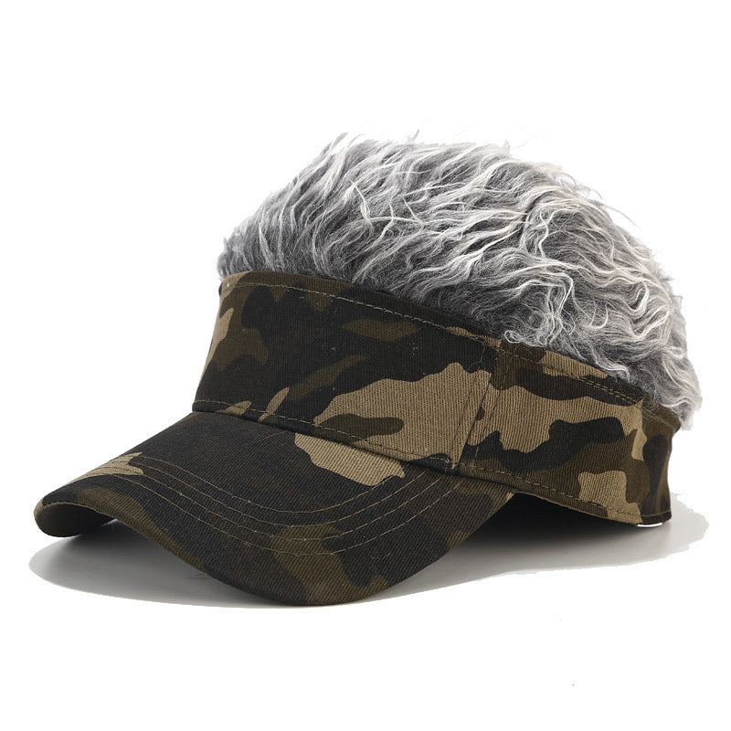 Wholesale Camo Wig Cotton Baseball Cap